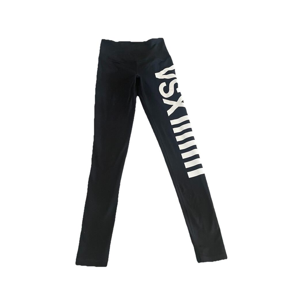 VICTORIA'S SECRET Sport‎ KNOCKNOUT Women's Leggings Size XSmall Black